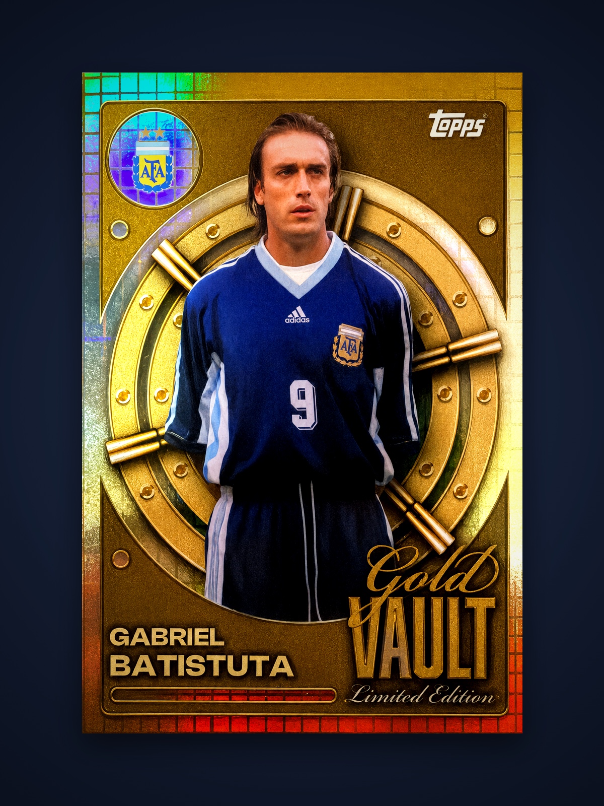 Gabriel Batistuta — pieza de demostración FANLAB