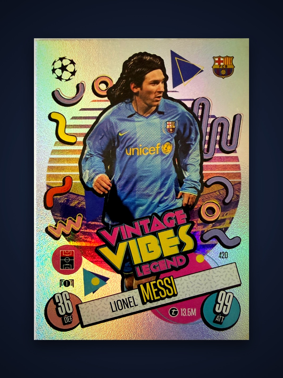 Lionel Messi - Vintage Vibes Legend — pieza disponible en FANLAB