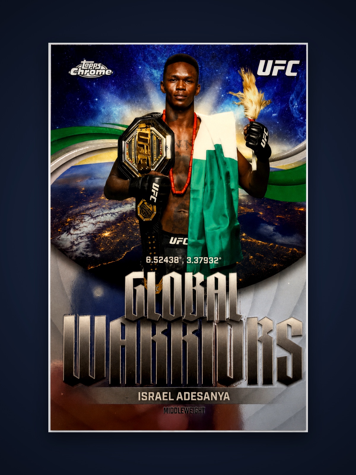 Israel Adesanya — pieza disponible en FANLAB
